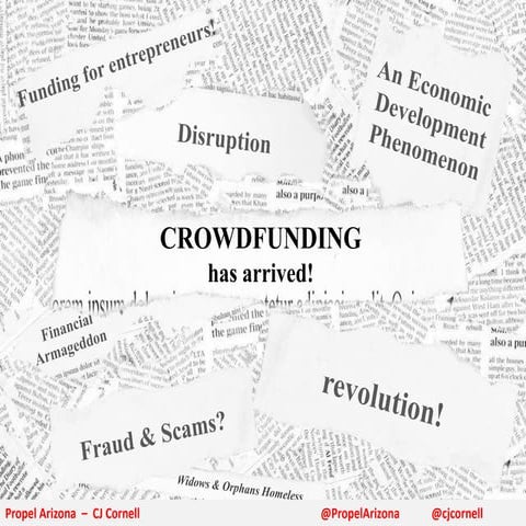 Practical Crowdfunding for Arizona Entrepreneurs - Fall 2013