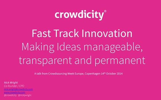 Crowdicity