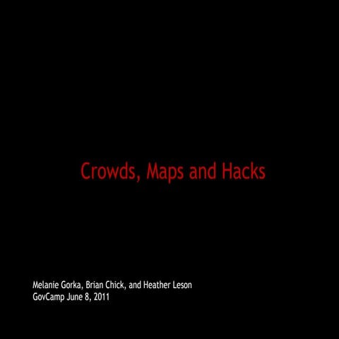 Crowds, Maps and Hacks: Digital Volunteerism and Multi-Sector Collaboration