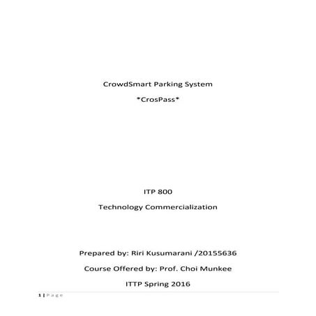 CrowdSmart Parking System