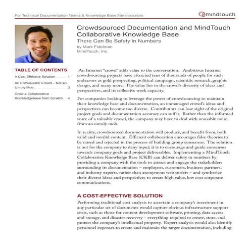 Crowdsourced Documentation