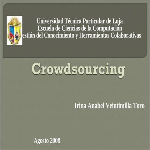 Crowdsourcing