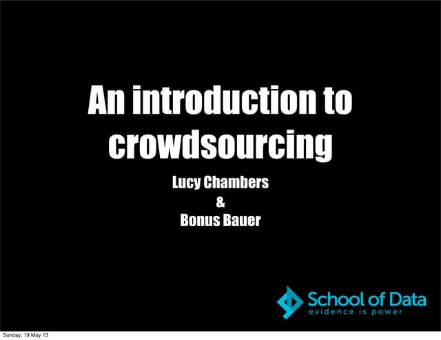 Crowdsourcing   typology 