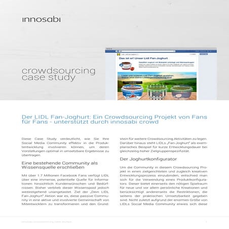 Crowdsourcing Case Study LIDL