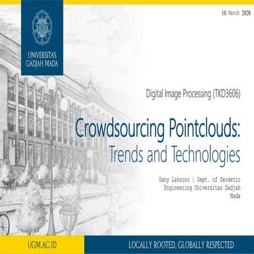 Crowdsourcing pointclouds  trends and technologies