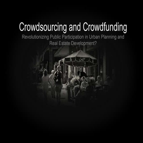 Crowdsourcing presentation (slideshare)