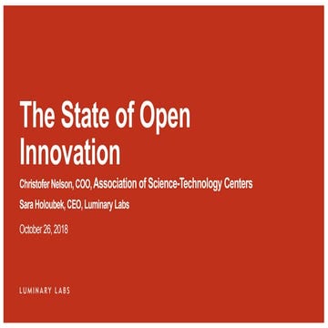 A New Report on the State of Open Innovation and What it Means For you
