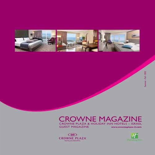 Crowne Plaza Israel Magazine Summer/Autumn 2012