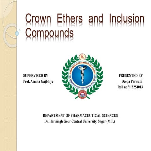 Crown ethers and inclusion compounds