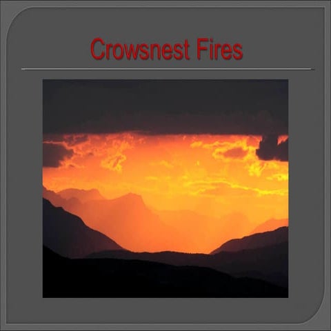 Crowsnest Fire