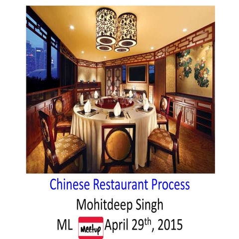 Chinese Restaurant Process