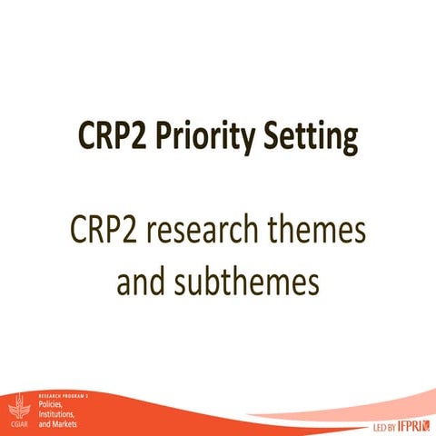 Crp2 presentation 4 | PPT