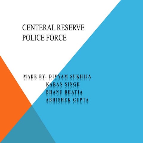 Centeral Reserve Police Force