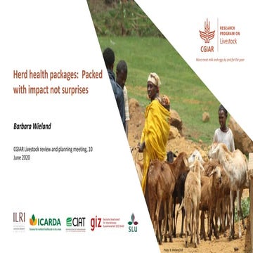 Herd health packages:  Packed with impact not surprises