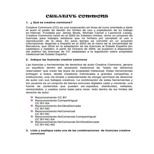 Creative commons 