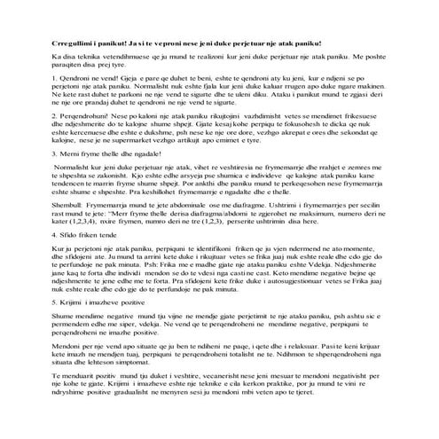 Crregullimi i panikut