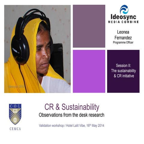 CR  Sustainability