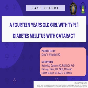 Diabetic cataract | PPTX
