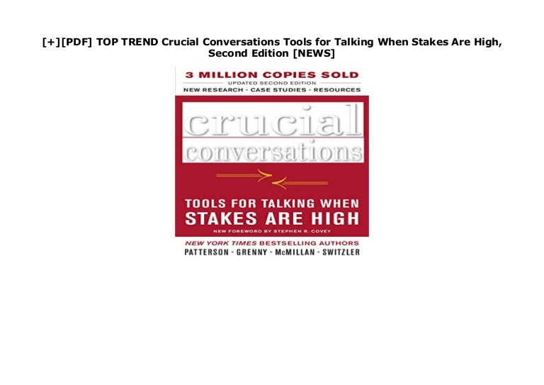 PDF] TOP TREND Crucial Conversations Tools for Talking