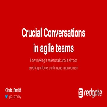 Managing crucial conversations | PPT