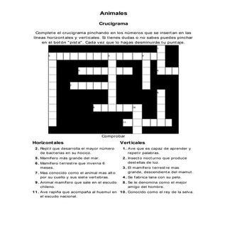 Crucigrama