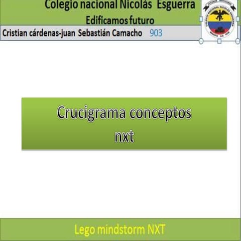 Crucigrama conceptos