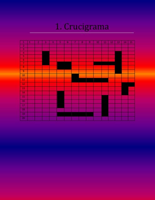 Crucigrama 