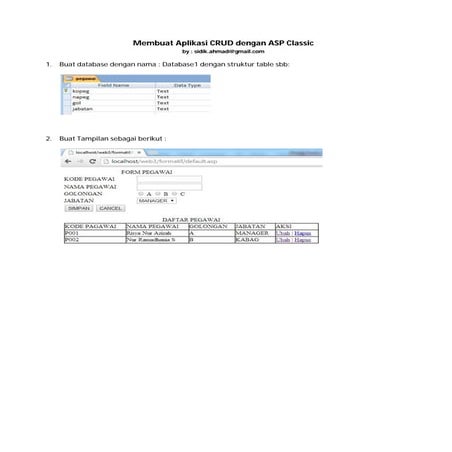 Crud ASP Classic (re) | PDF