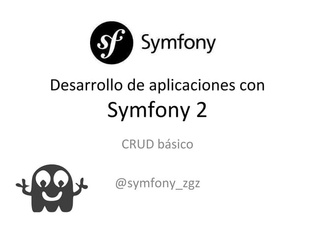 CRUD básico con Symfony