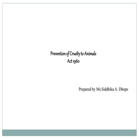 Cruelty to animals as cpcsea guidelines ppt.pptx