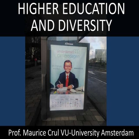 Higher education And Diversity, Maurice Crul