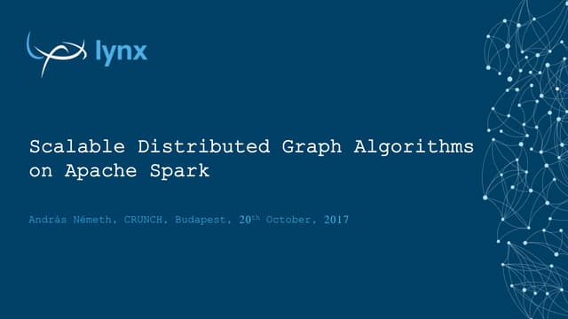 Scalable Distributed Graph Algorithms on Apache Spark