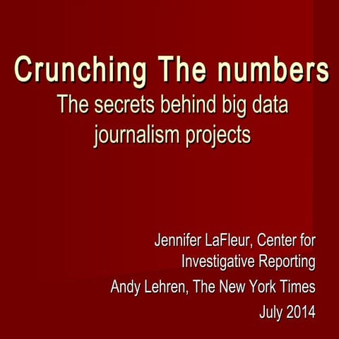 Crunching the numbers NR14