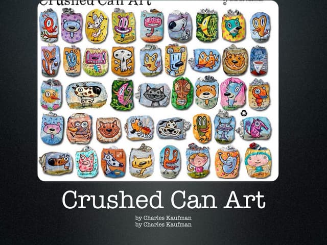 Crushed can presentation 2nd grade