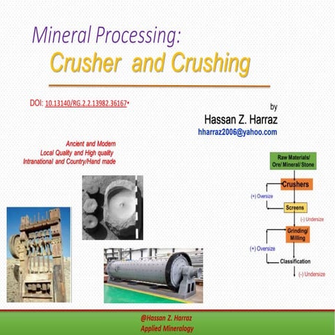 Crusher; Crushing; and Classification Equipment