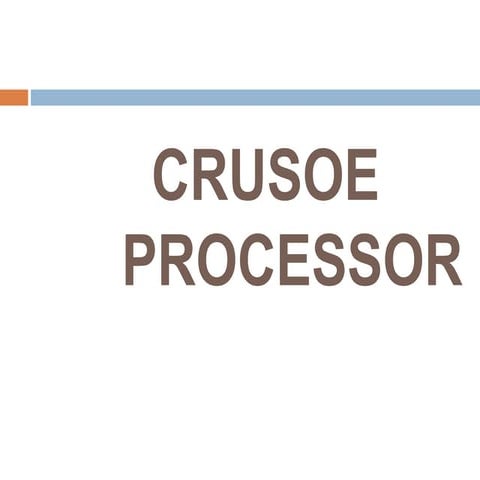 Crusoe    processor