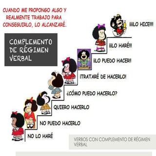 Complemento de régimen verbal