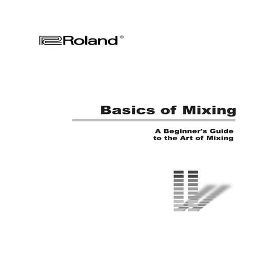 Basics of mixing