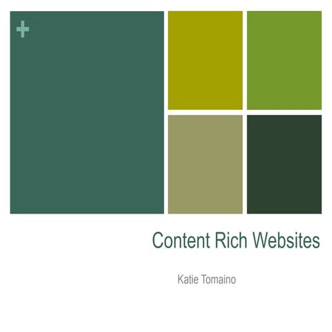 Content Rich Websites