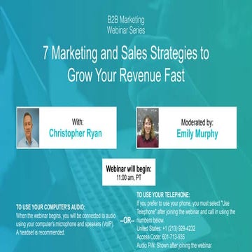 Trends in B2B Marketing: 7 Marketing and Sales Strategies to Grow Your Revenu...