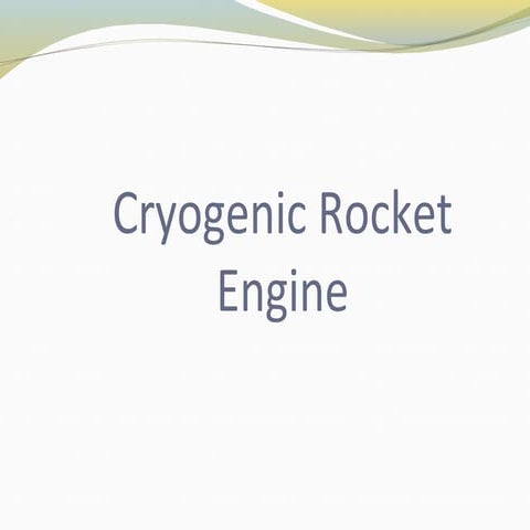 Cryogenic rocket-engine