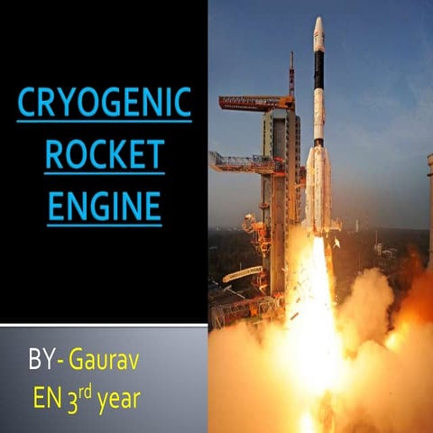 Cryogenic rocket engine