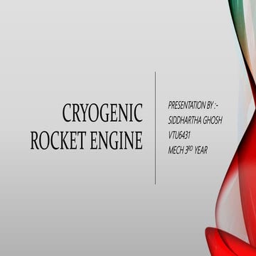 Cryogenic Rocket Engine