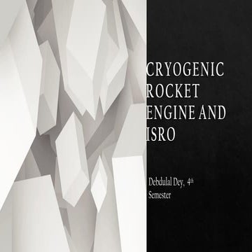 Cryogenic rocket engine and ISRO490.pptx