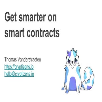 Ethereum Smart Contracts 101 with Cryptizens.io