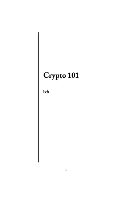 Crypto101