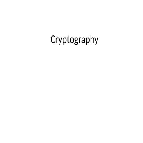 Introduction to cryptographyRSA and Private key.pptx
