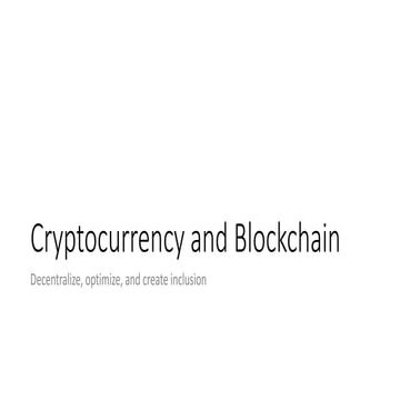 FreeGeek -Cryptocurrency and Blockchain