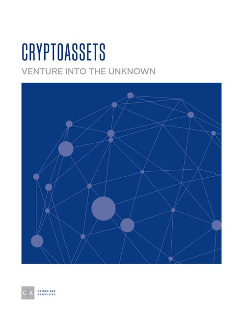 Cryptocurrencies venture into the unknown