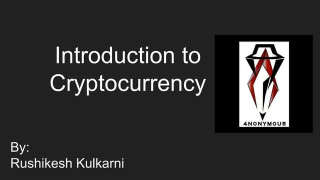 Crypto currency